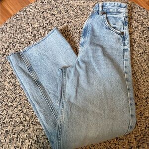 Zara Light Blue Women's Flare Jeans